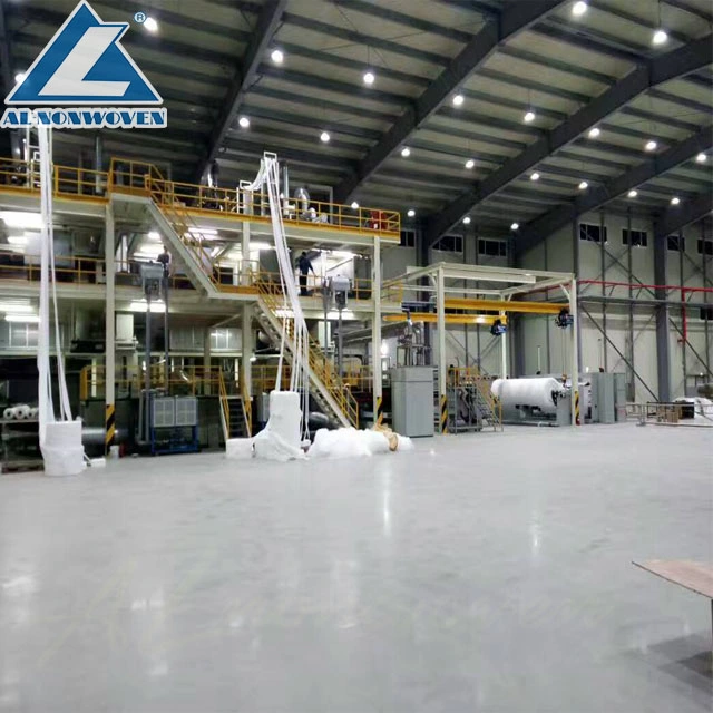 Producción Fabricación de tejidos máquina de fabricación de Spunbond no tejida