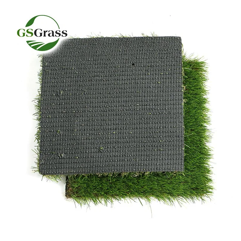 Four Color Autumn Outdoor Flooring Synthetic Grass Turf Landscaping Artificial Grass Tiles