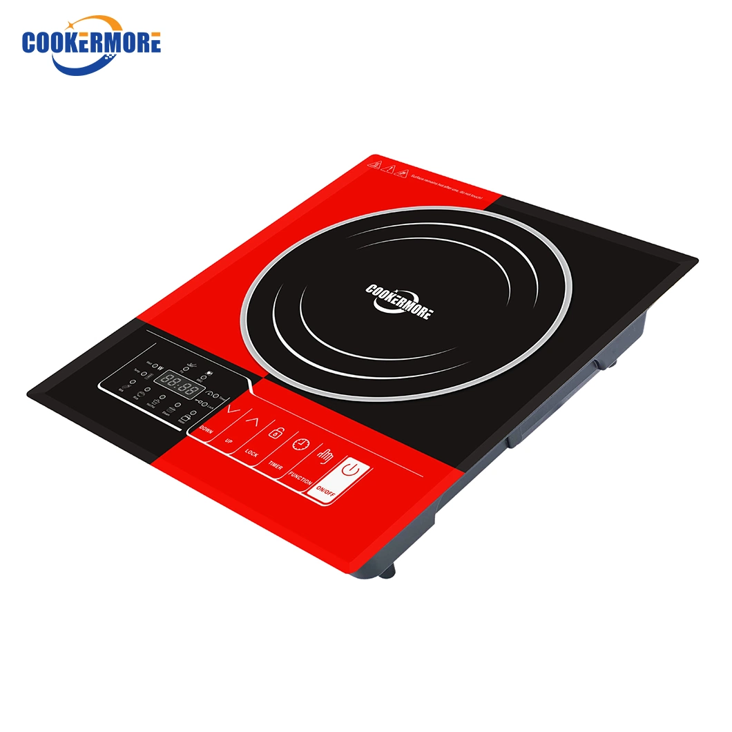 Home Kitchen Induction Cooktop Single 2200W Touch Screen Waterproof Electric Induction Cookers