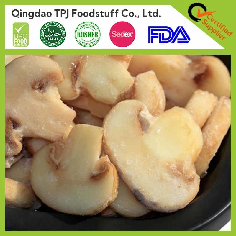 Exported China Manufacturer Frozen Sliced Mushroom