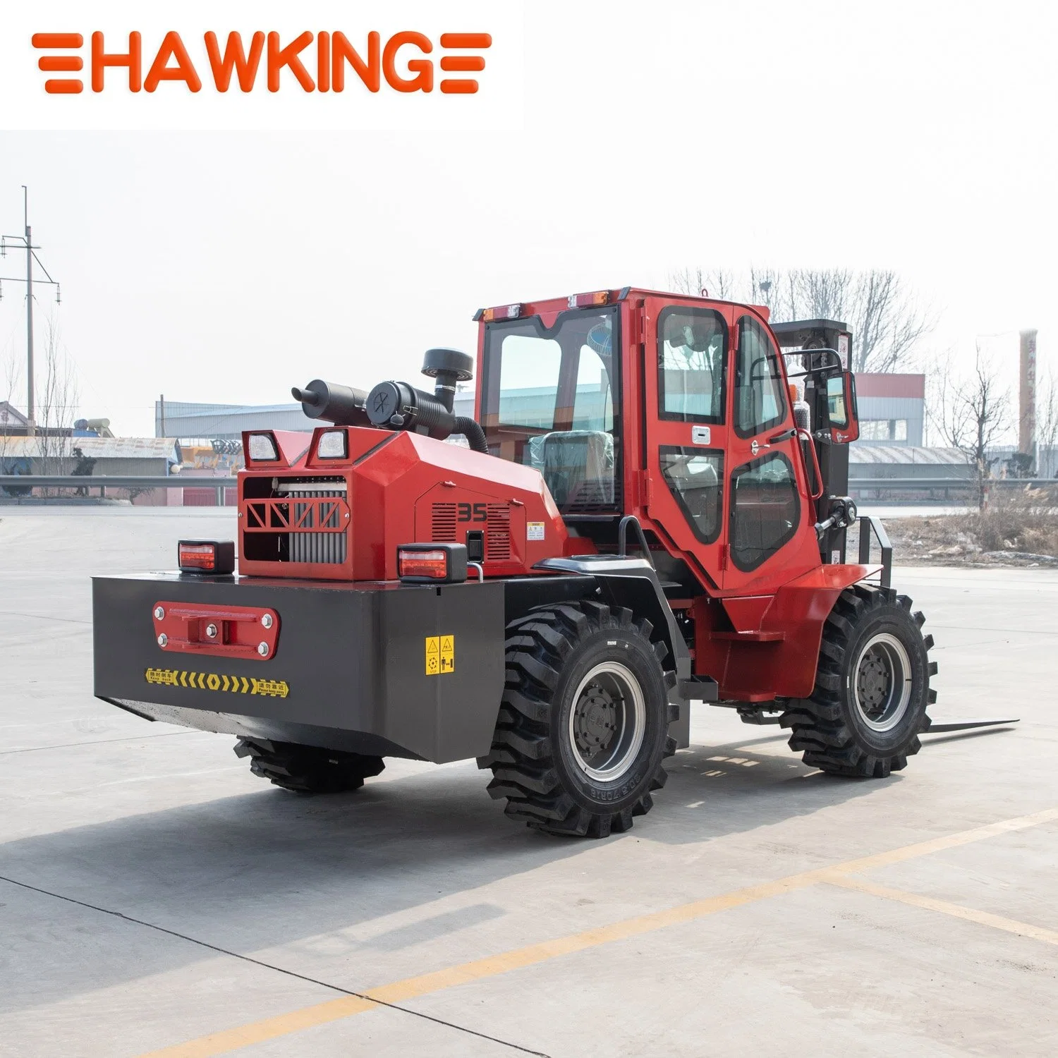 CE Certificate Hangcha Forklift Side Shift Electric Forklift Truck All Terrain Forklift