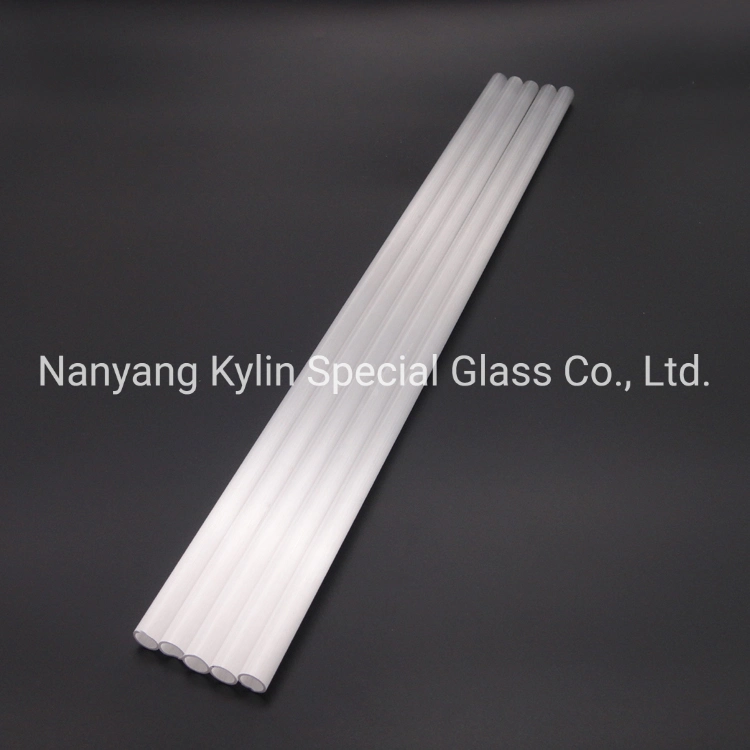 Thermostability Opaque Milky Heating Translucent Quartz Glass Tube Diffusion Furnace Quartz Tube