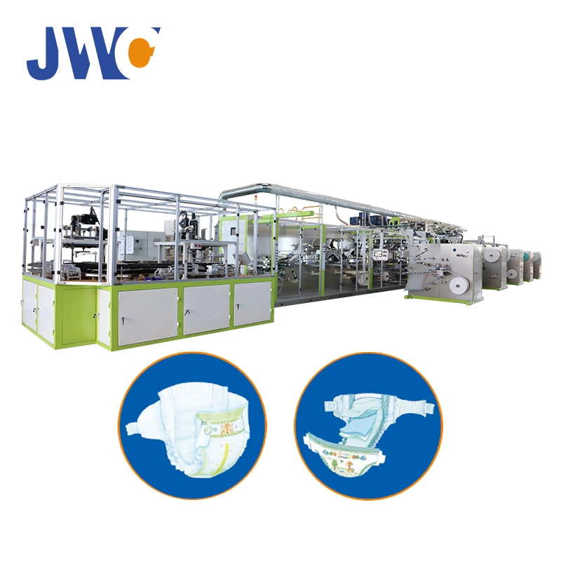 Disponible película transparente Premium JWC para hacer pañales de bebé máquina Línea de producción