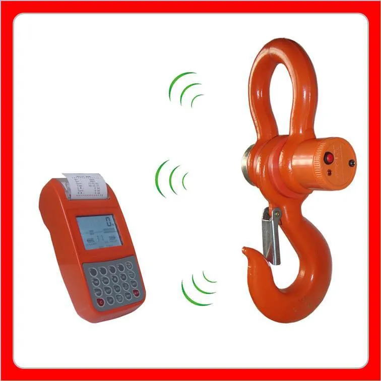 30 T 50t Digital Electronic Wireless Crane Scales / Hook Hanging Scales