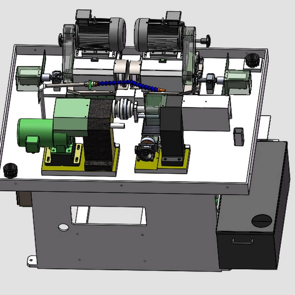 CNC de precisión de corte de metales Sierra fría máquina de moler afilado Ángulo lateral