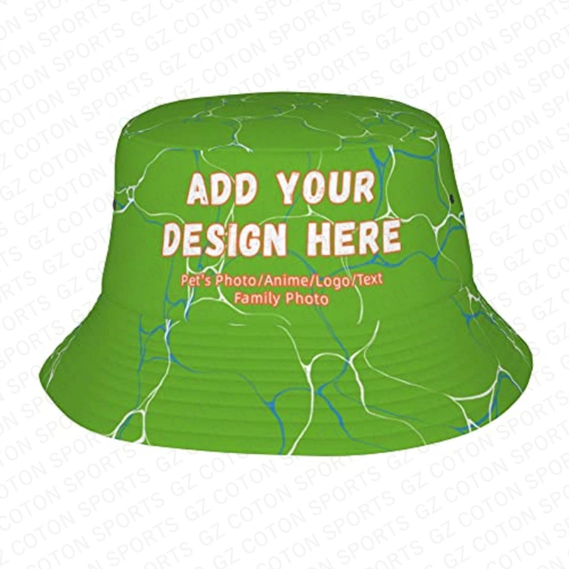 Wholesale/Supplier Ladies Sublimation Reversible Double-Side-Wear Cute Bucket Hat Beach Fisherman Hats for Women