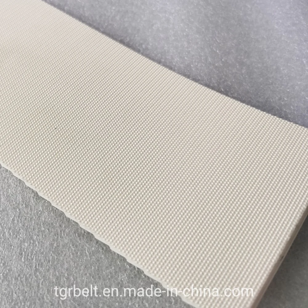 Banda transportadora de dientes de sierra estándar de la FDA personalizada para piezas de maquinaria de té Del fabricante chino