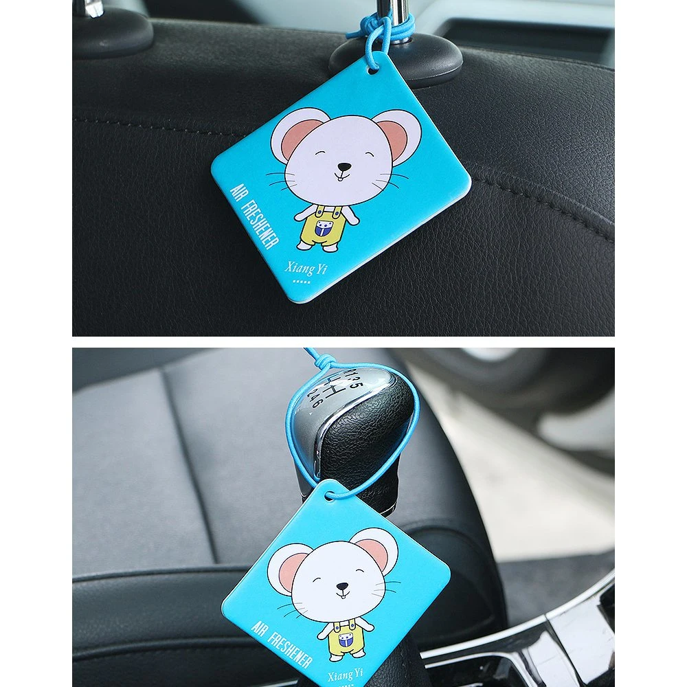 Sample Customization Customized Pendant Paper Perfume Air Freshener for Cars Air Fresheners