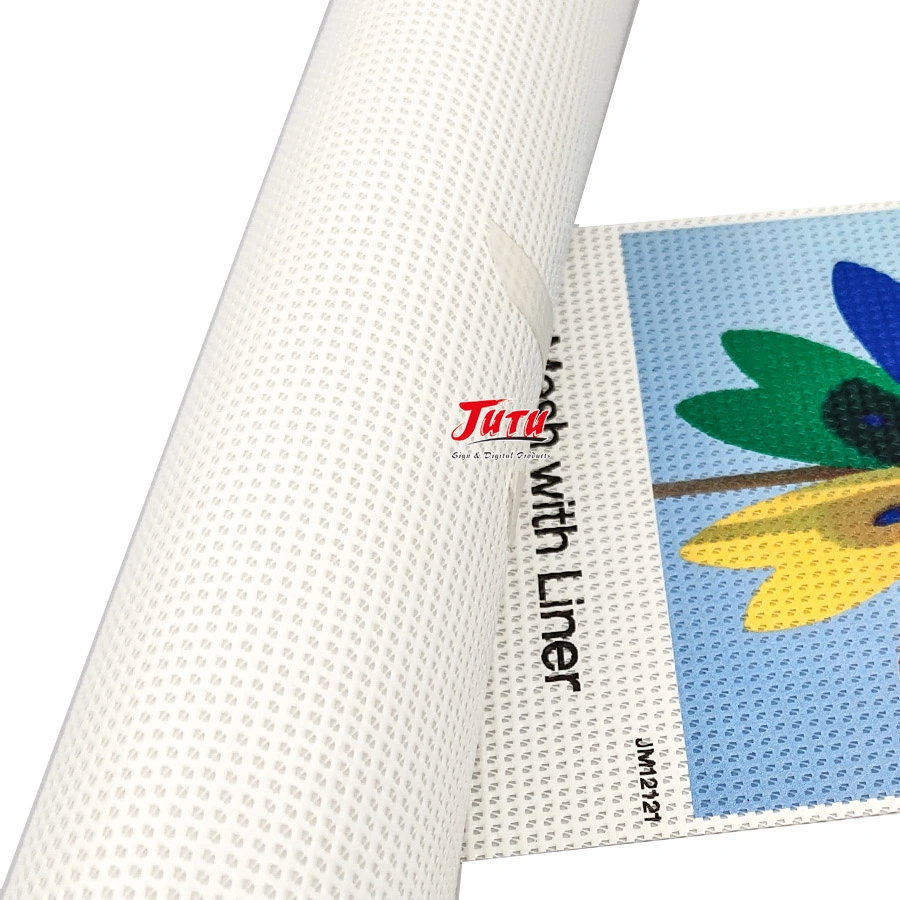 Jutu Druckbar mit Lösungsmittel, Eco-Solvent, UV-Tinten 320-550g PVC-beschichtetes Gewebe Flex Mesh Banner