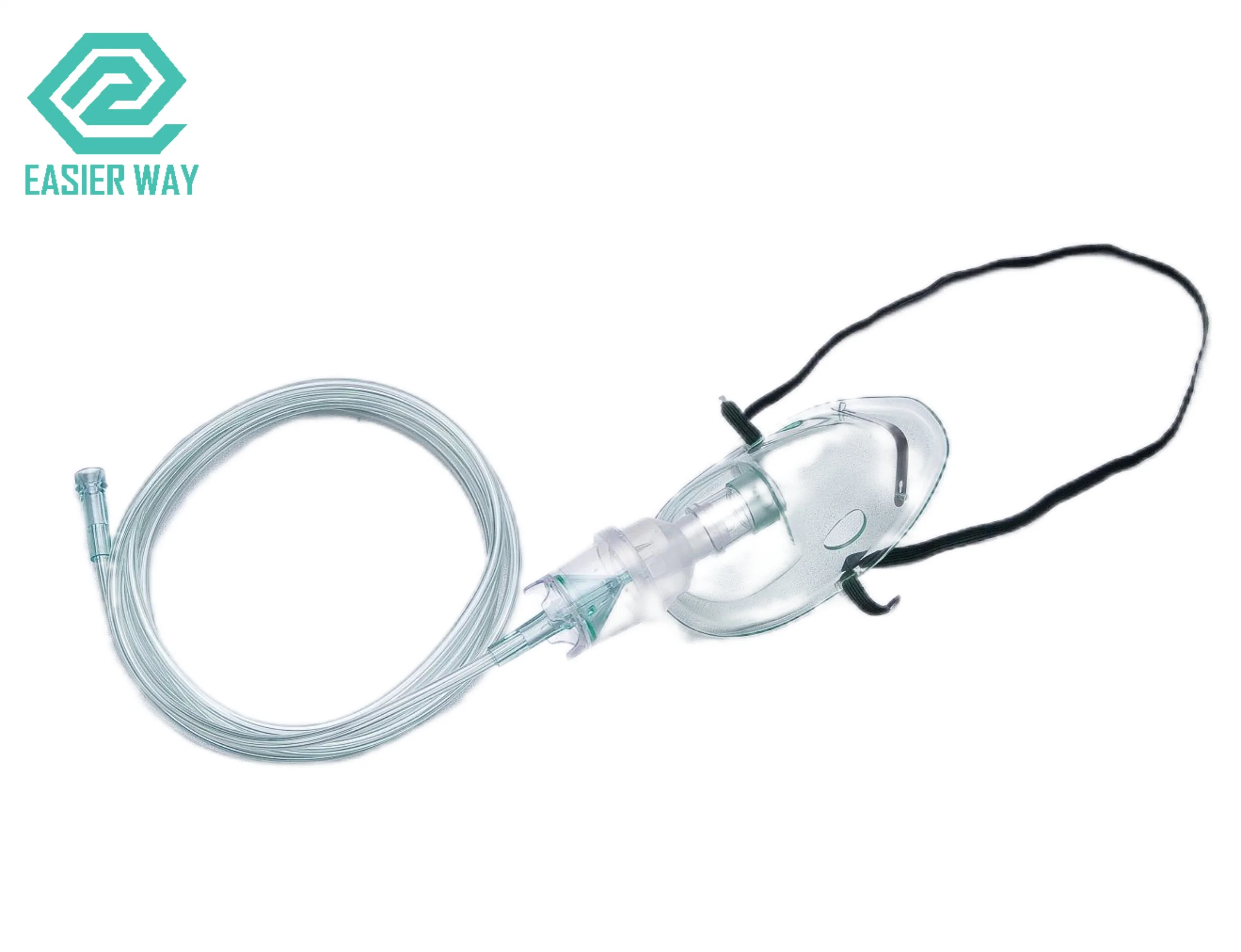 Latex Free 1.8m Oxygen Mask for Disposable Use