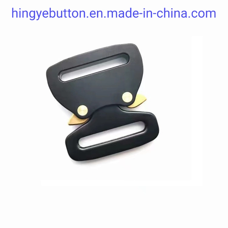 Metal Buckle Matt Black Aluminium Light Weight Buckles for Belt Handbag Garment Accessories