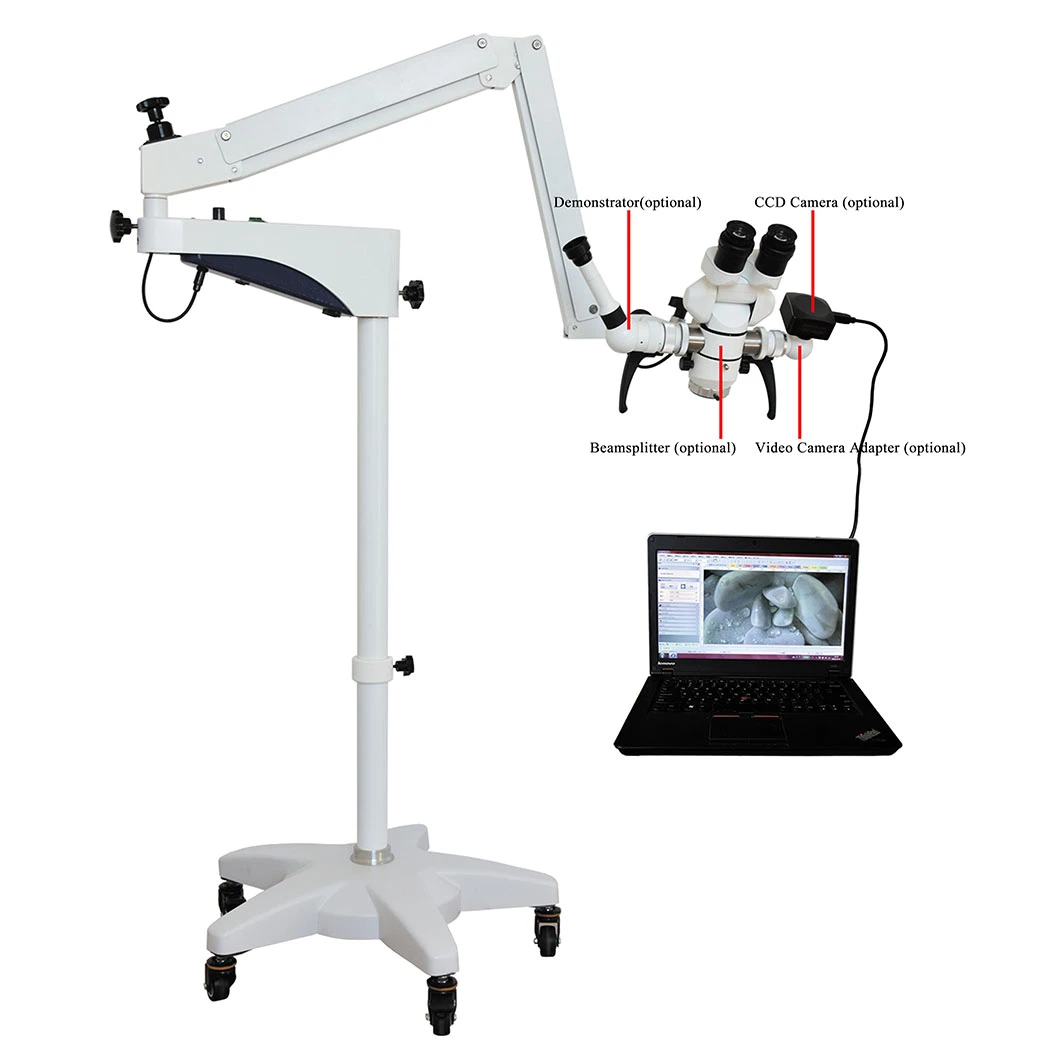 Ysx180 Medical Ophthalmology Binocular Operating Microscope, LED Surgical Ent Dental Surgical Microscope