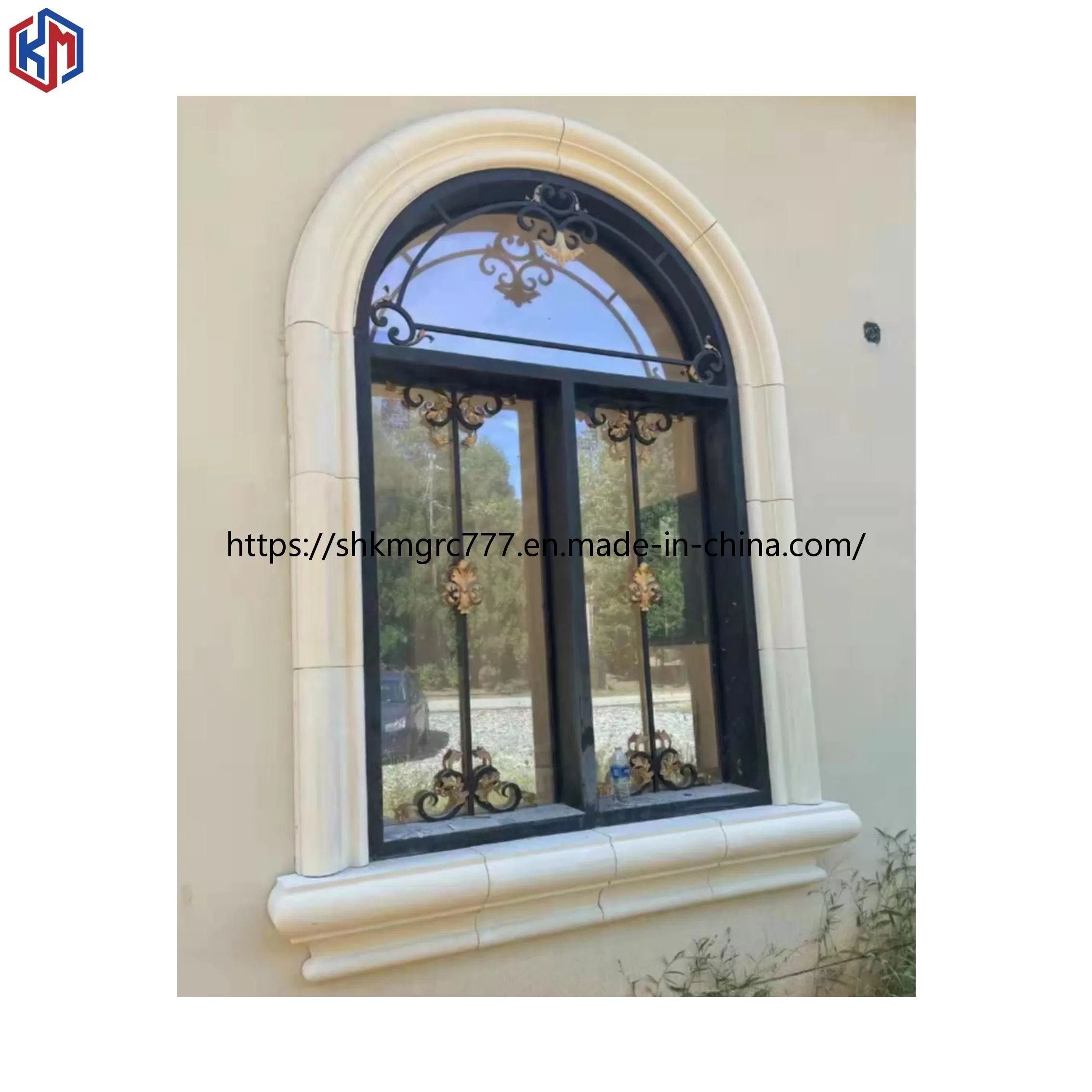 Easy Installation Light Weight Grc Window Frame Window Moulding for USA Villa