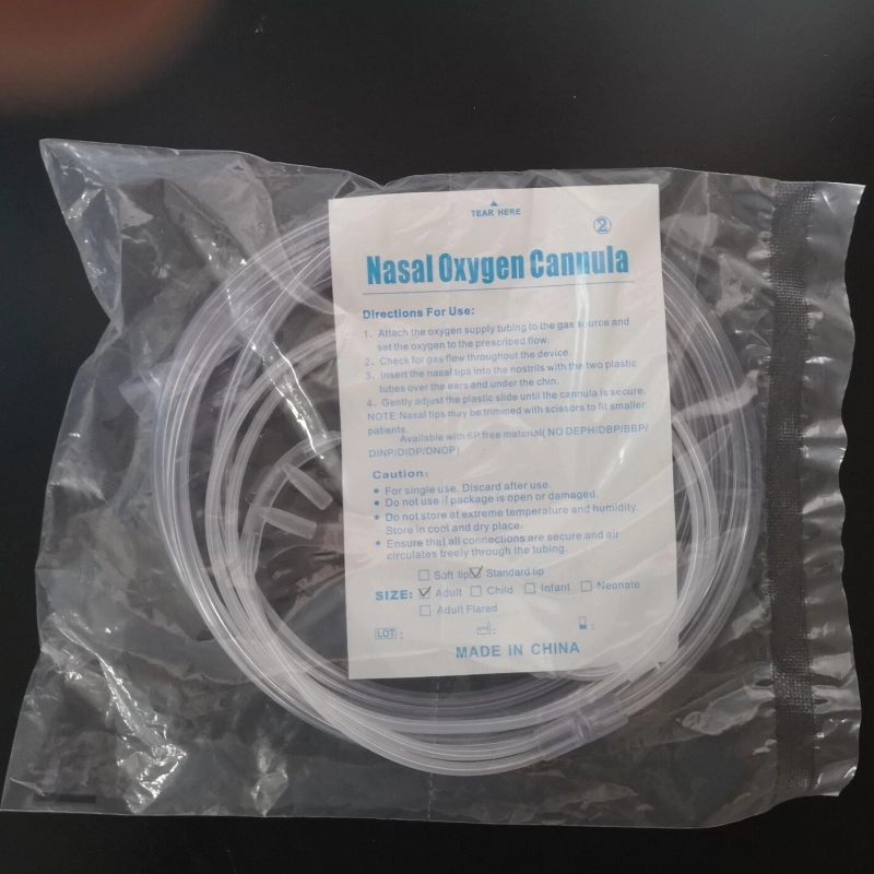 New Productmedical Disposable Nasal Oxygen Cannula with Filter