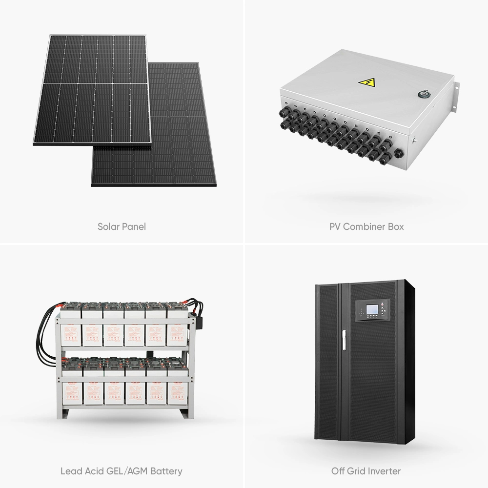 Ue Prix de gros standard du système solaire hors réseau 30kw avec batterie Lithium-ion