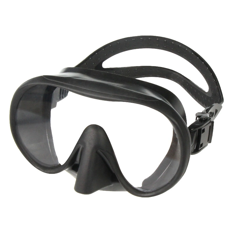 Factory Low Volume Tempered Glass Lens Wide View Snorkel Diving Mask