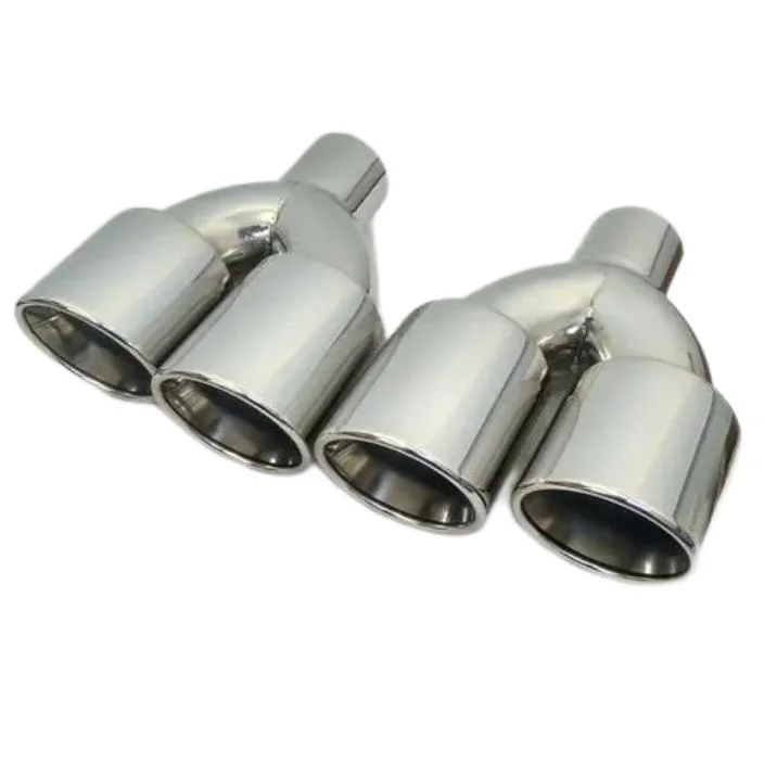 Stainless Steel Modified Double out Car Muffler Tips Dual Muffler for Hot Sale