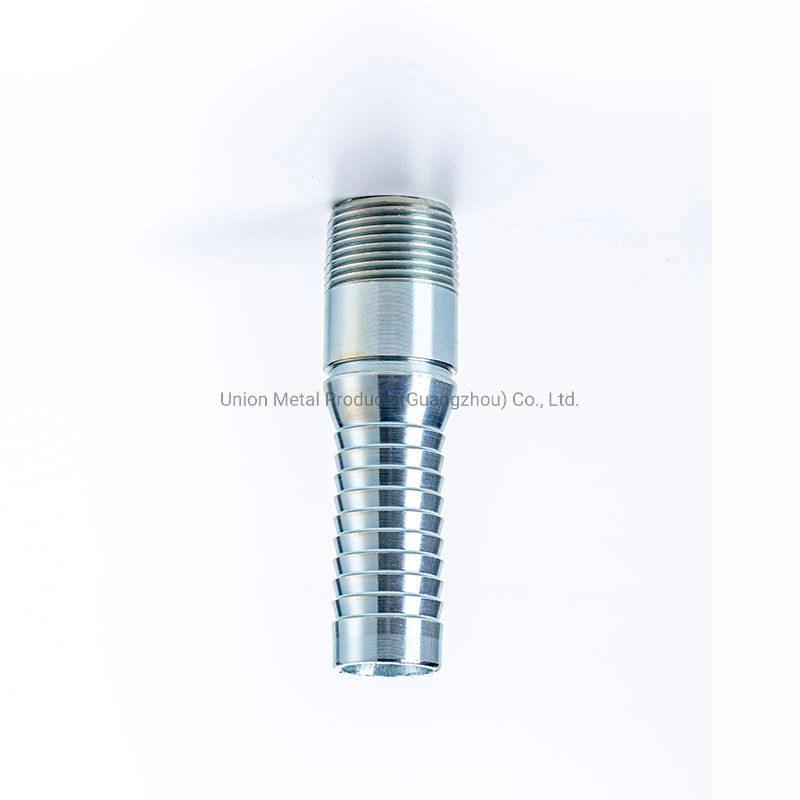 Plated Steel Hose Nipple SS304/316 King Combination Nipple with Groove