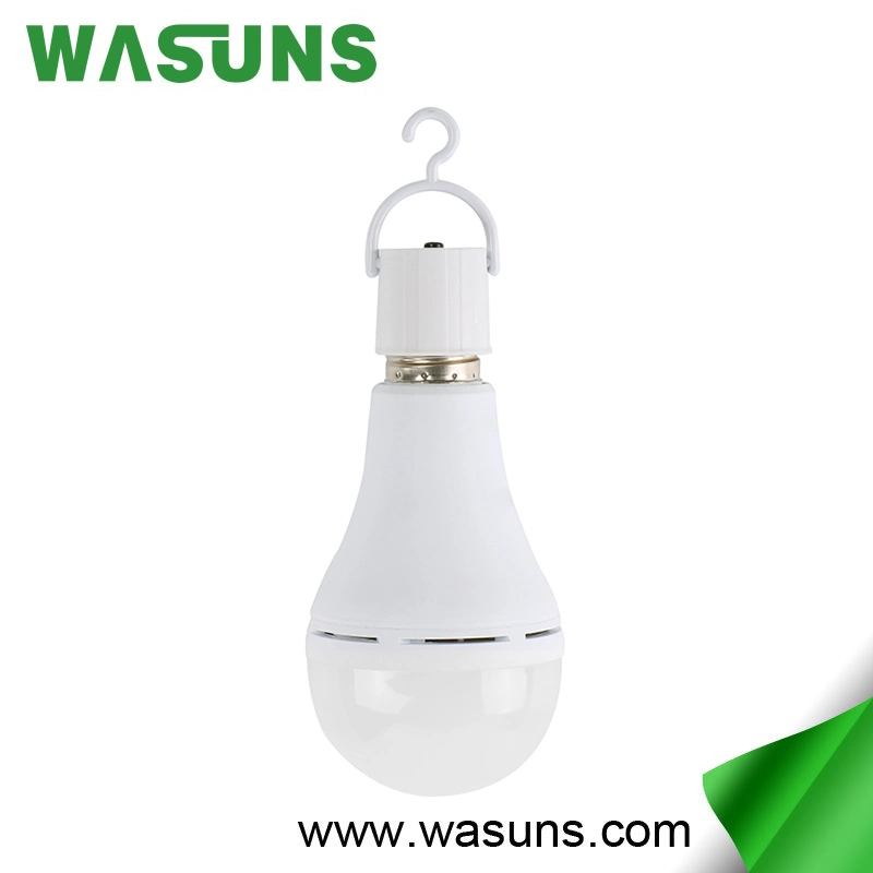 Luz de emergencia LED recargable 7W 9W 12W 15W Bulb E26/E27/B22 Con gancho colgando
