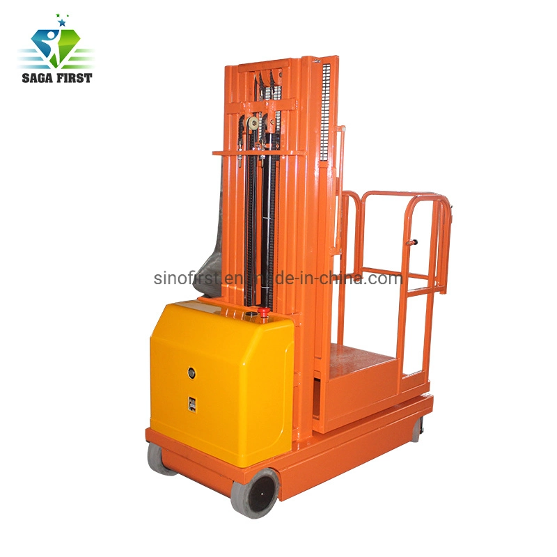 300kg 3m-6m Electric Goods Picking Full Electric Order Picker Lift