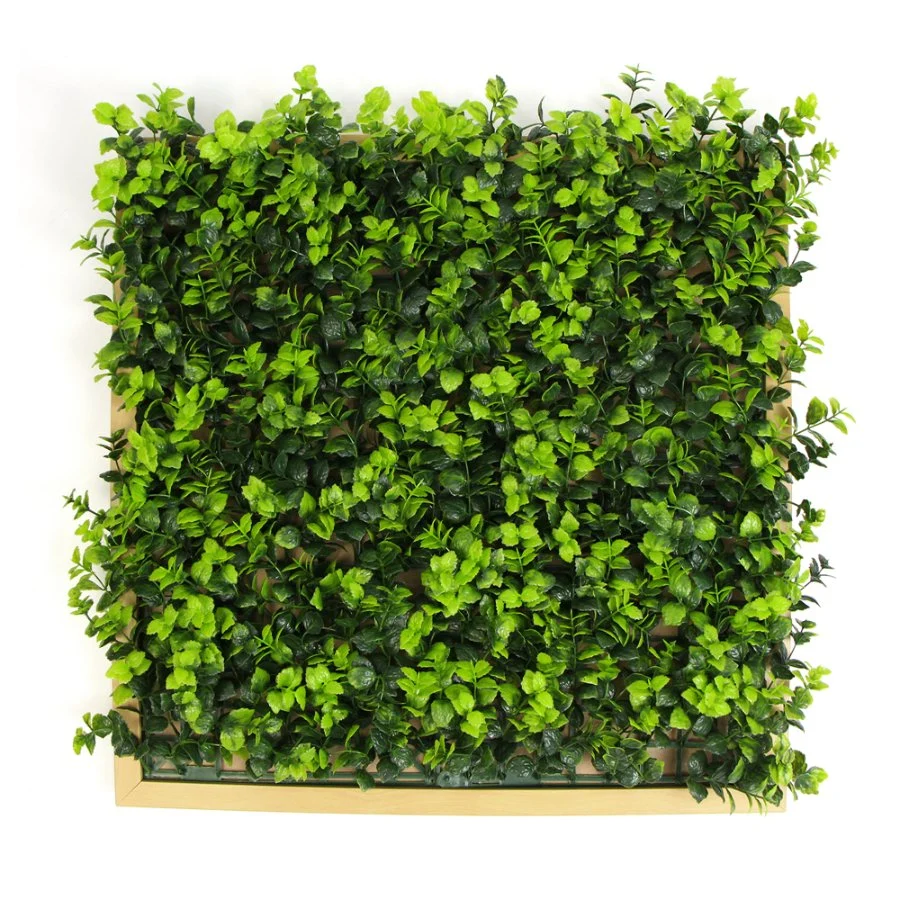 Mayorista Diract fábrica verde hiedra Artificial enmarcado en la decoración de pared