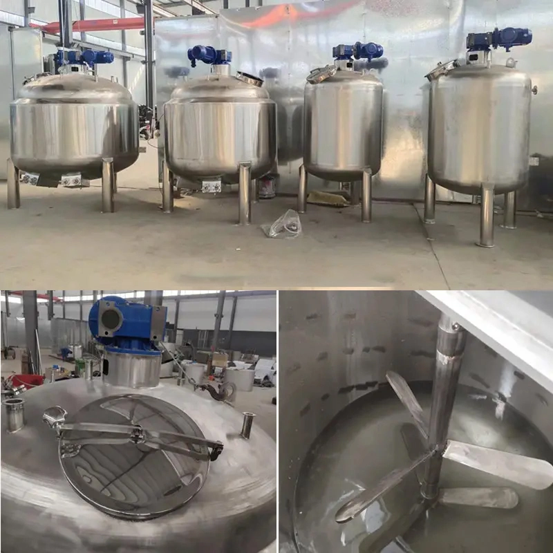 Kefai 1000L Constant Temperature Mixing Tank Chemical Liquid Mixing Dosage Tank