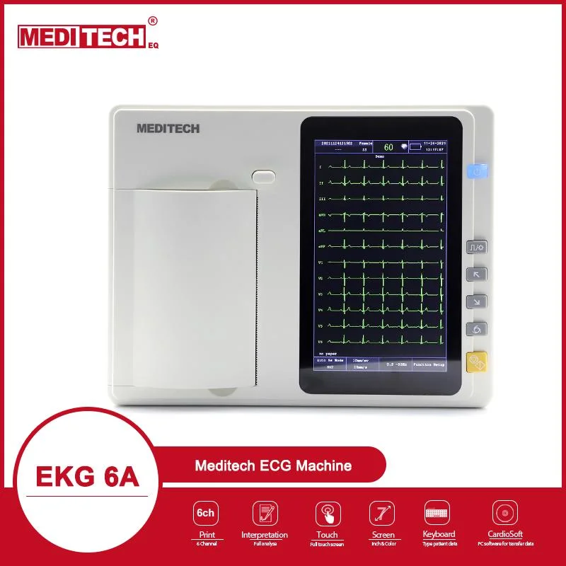 Meditech Portable Digital ECG for Hospital Use CE Certified