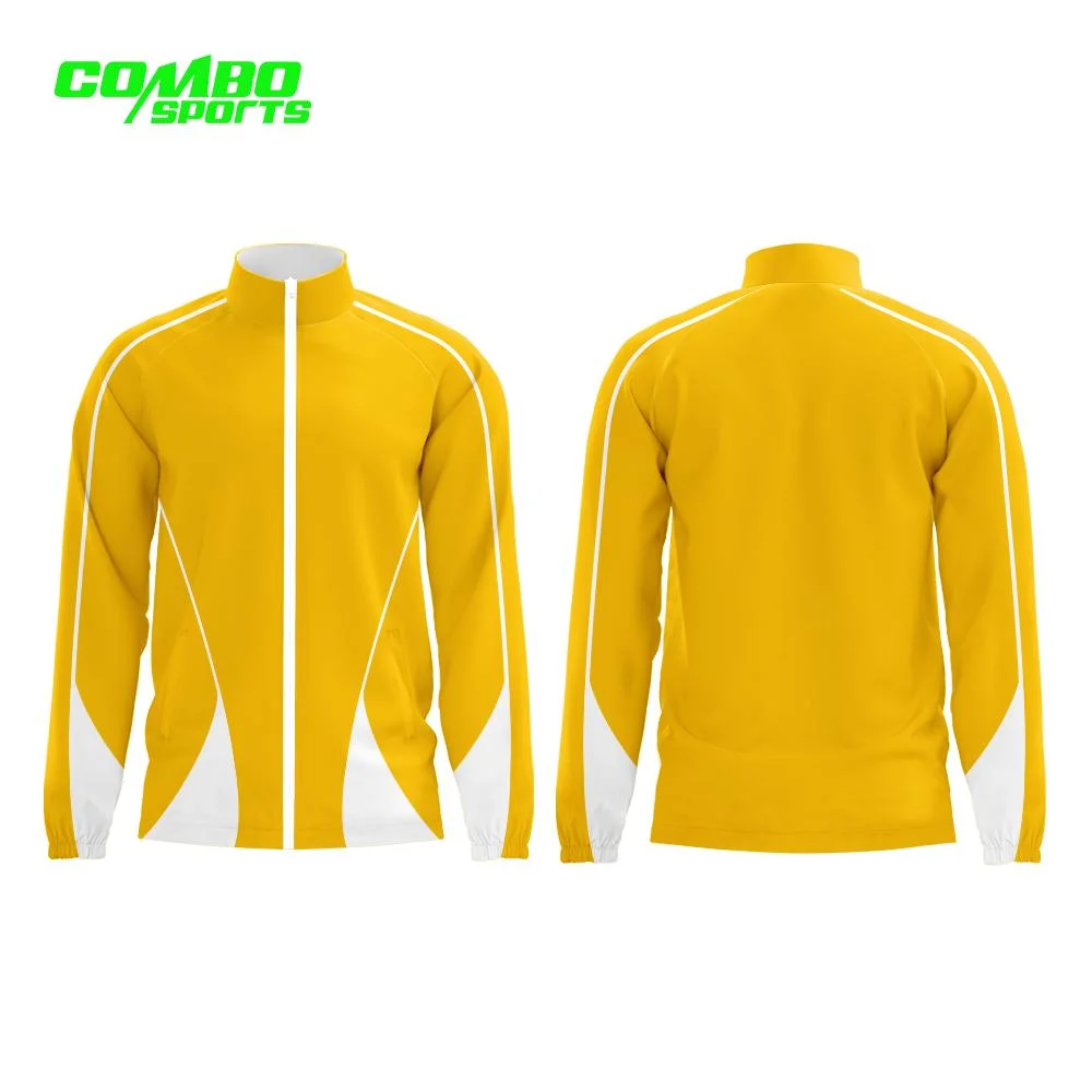 Куртка с молнией и комбинированным дизайном Sportswear Custom Track Suit Zipper Mens