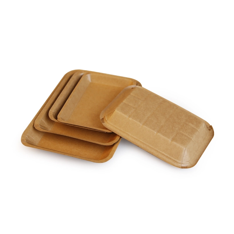 Einweg-Kraftpapier Food Tray Boot Korb Take Away Box Für Restaurant