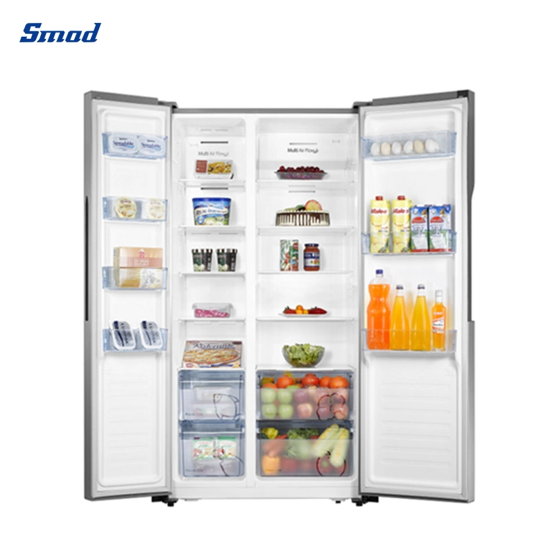 Smad Cold Drink Double Door No Frost Side by Side Fridge Freezer Refrigerator