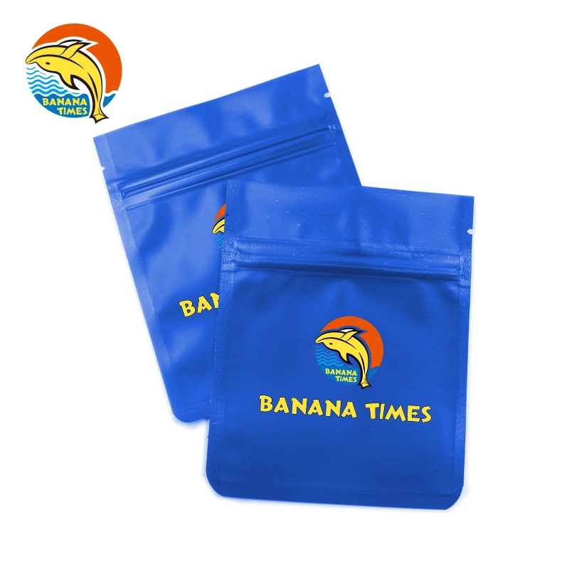 Branded Logo Printed Customized Heat Seal Resealable Stand up Plastic Smell Proof Packaging Mylar Bag with Zipper