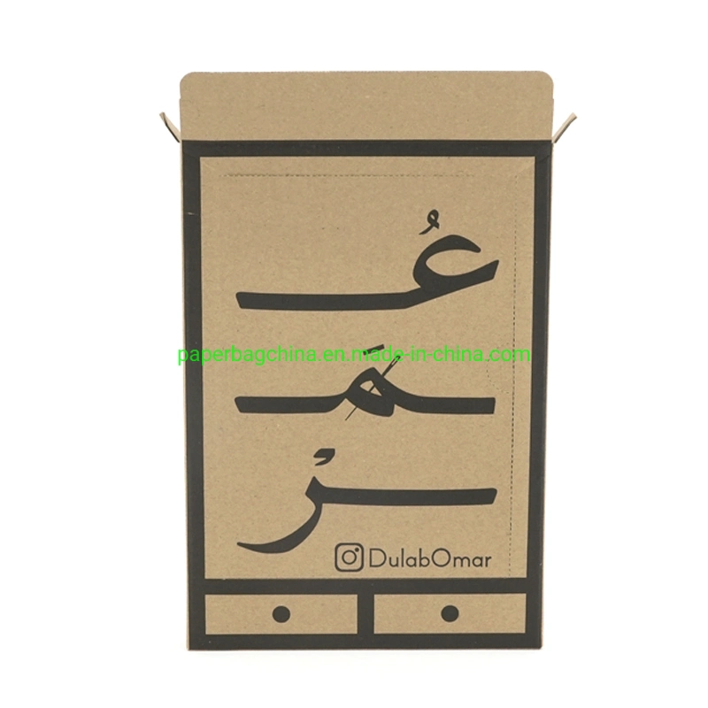 Wholesale/Supplier Single Black Eco-Friendly Kraft Paper Packing Corrugated Boxes