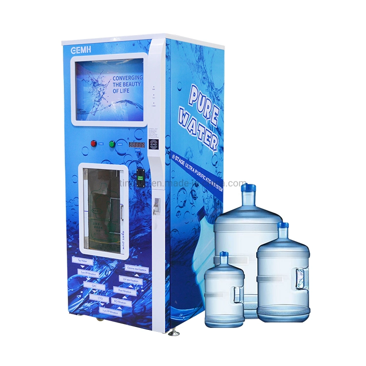 8 Stages Water Filter Activated Carbon Purified Water Refilling Station Equipments