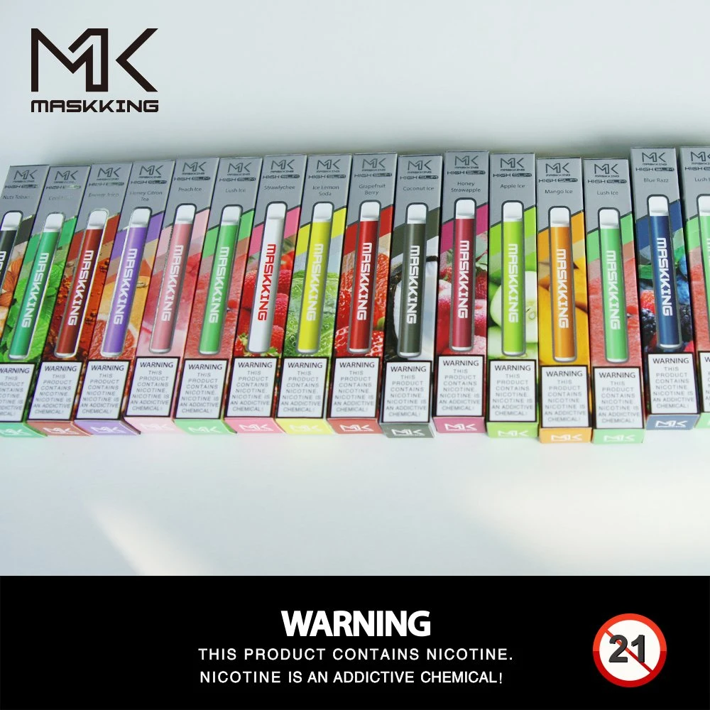 Disposable/Chargeable E Cigarette Original Supplier Maskking High Slim Vape