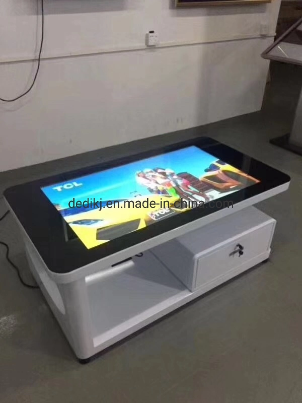 Dedi 43 Inch Interactive Multi-Function Waterproof Indoor Display LCD Touch Screen Coffee Table