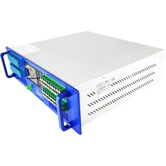 FTTH 40 Ports FTTX Gpon Wdm EDFA with Dual Power Supply