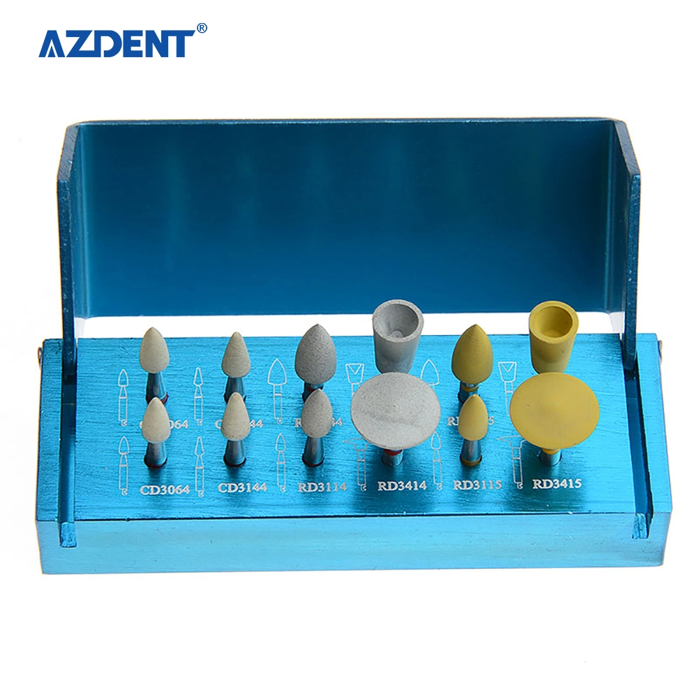 Dental Diamond Zirconia Polishing Bur Set for Low Speed Contra Angle Handpiece