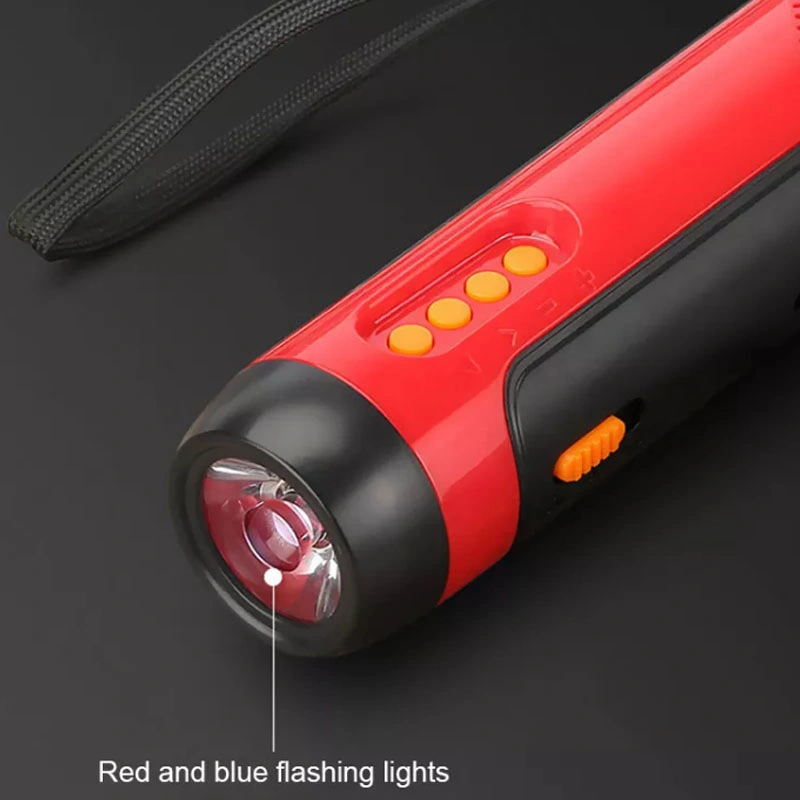 Portable LED Flashlight Hand Crank Dynamo Torch Lantern Professional Tent Light for Outdoor Camping Emergency Power Bank