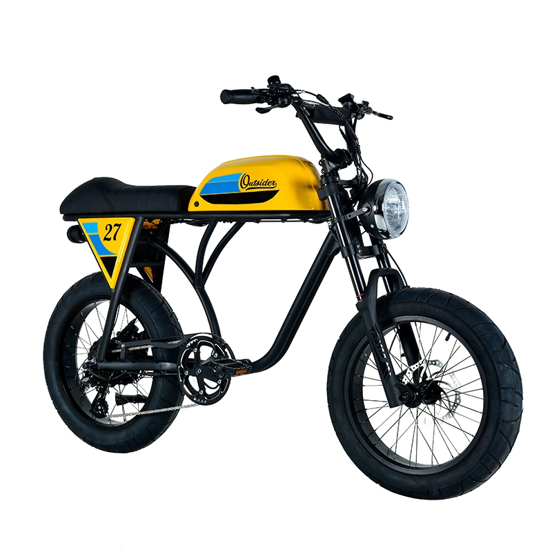 2023 Neueste elektrische Motorrad 750W Bafang Motor 48V Lithium-Batterie Elektrofahrrad