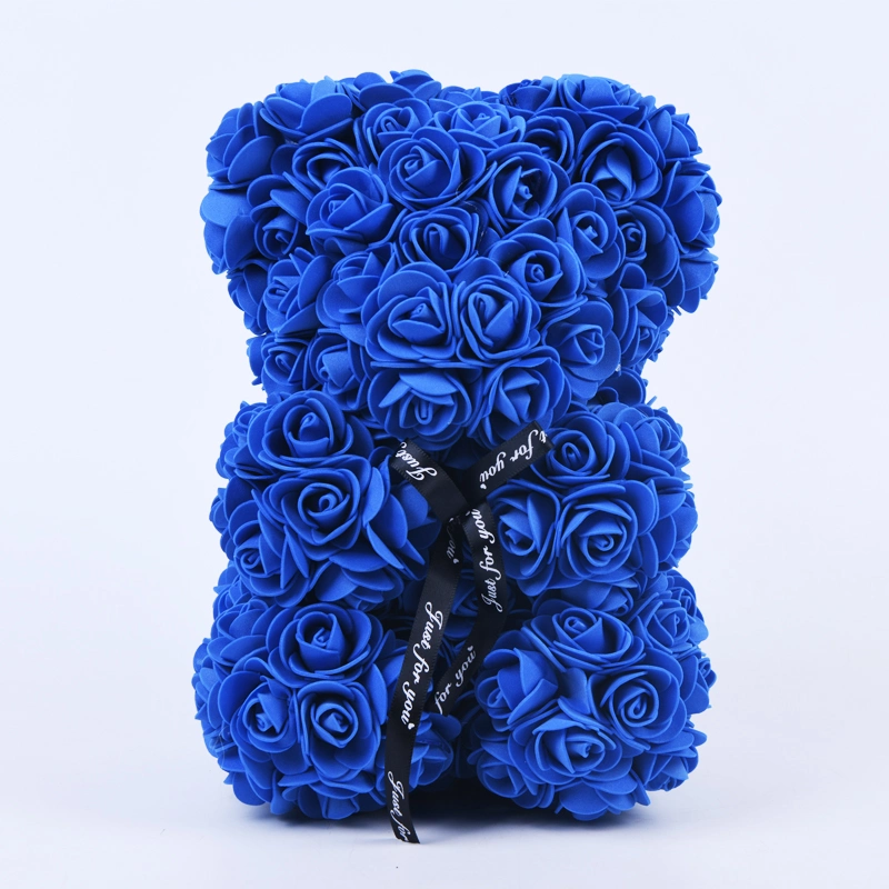 Valentine Festival Gift Handmade Rose Teddy Bear of Foam Rose