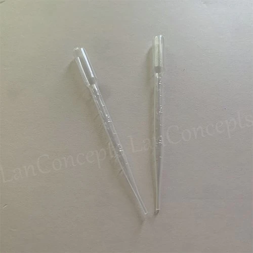 Pipette jetable en plastique 3ml Lab Pipette Pipettes Pasteur de transfert