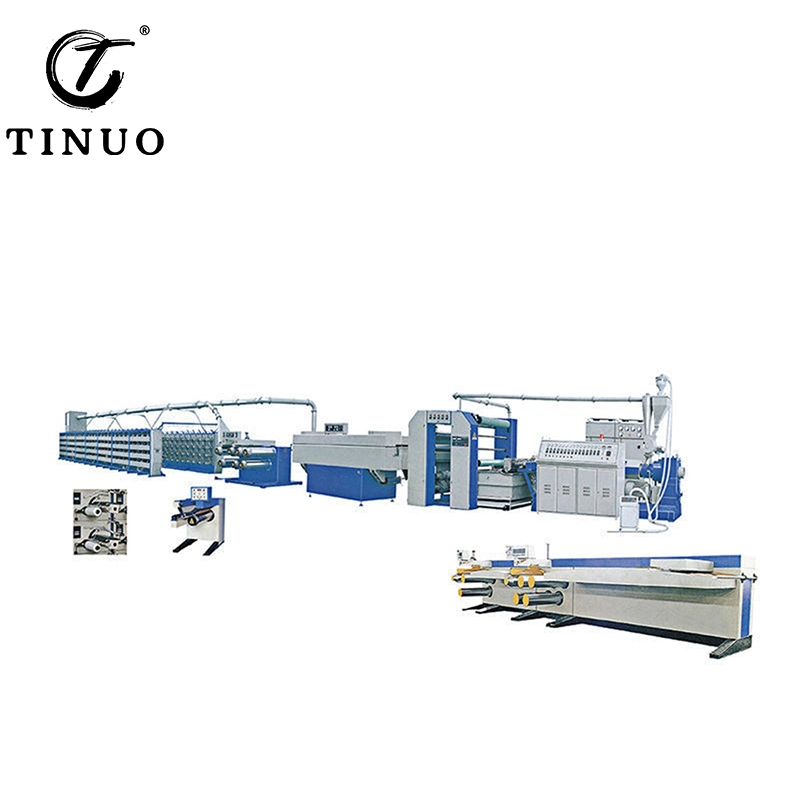 Высокоскоростной экструдер полипропиленовой/полиэтиленовой пластиковой плоской пряжи для экструдеров ленты Линия