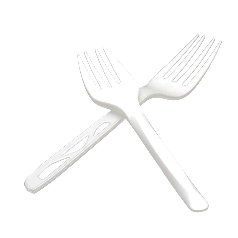 Ensemble de couverts personnalisés en amidon de maïs à prix de gros Fourchette Couteau Cuillère Spork Ensemble de couverts 100% compostable.