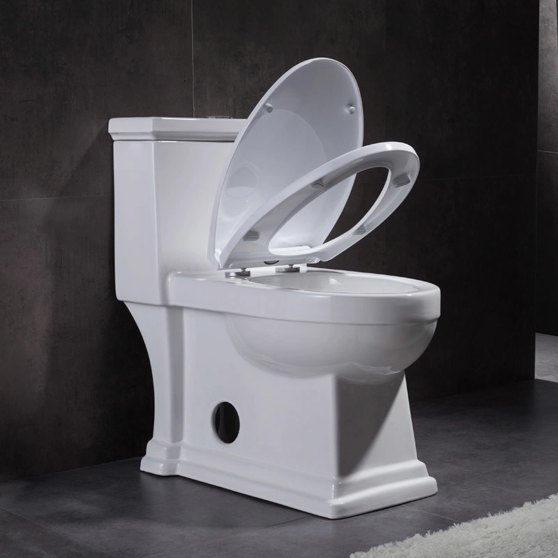 Artículos calientes de porcelana porcelana sanitaria Siphonic cuarto de baño Wc Comode una pieza simple Retrete Bowl Sanitaryware