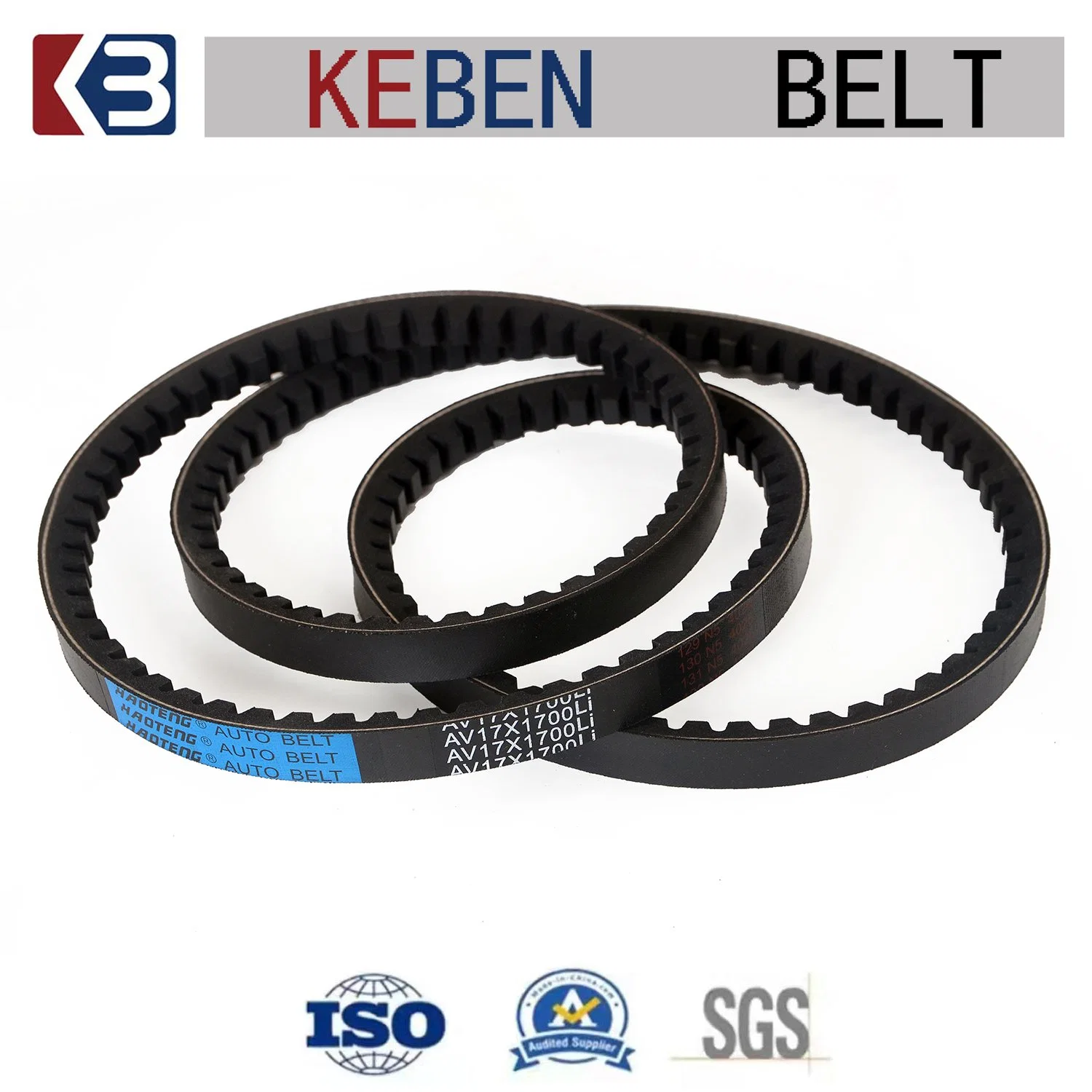 Customized High Quality Rubber Wrapped Belt, Drive Belt, V-Belt AV13