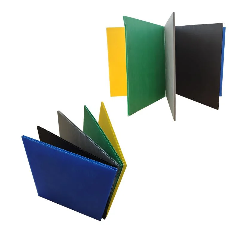 Calcium Plastic Board Hollow Panel Wantong Board Corrugated Sheet Moisture-Proof Sheet Hollow Cardboard Box Knife Card