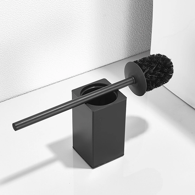 High quality/High cost performance SUS304 Bathroom Accessories Matt Black Stainless Steel Toilet Brush Holder (NC9896-MB)