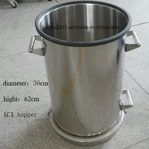 55L Powder Hopper with Fluidizing Plate for Powder Coating System with Ce