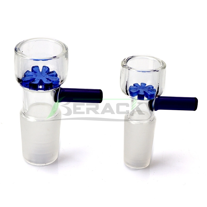 Wholesale/Supplier Cost-Effective Snowflake Glass Bowl Piece for Glass Water Pipes