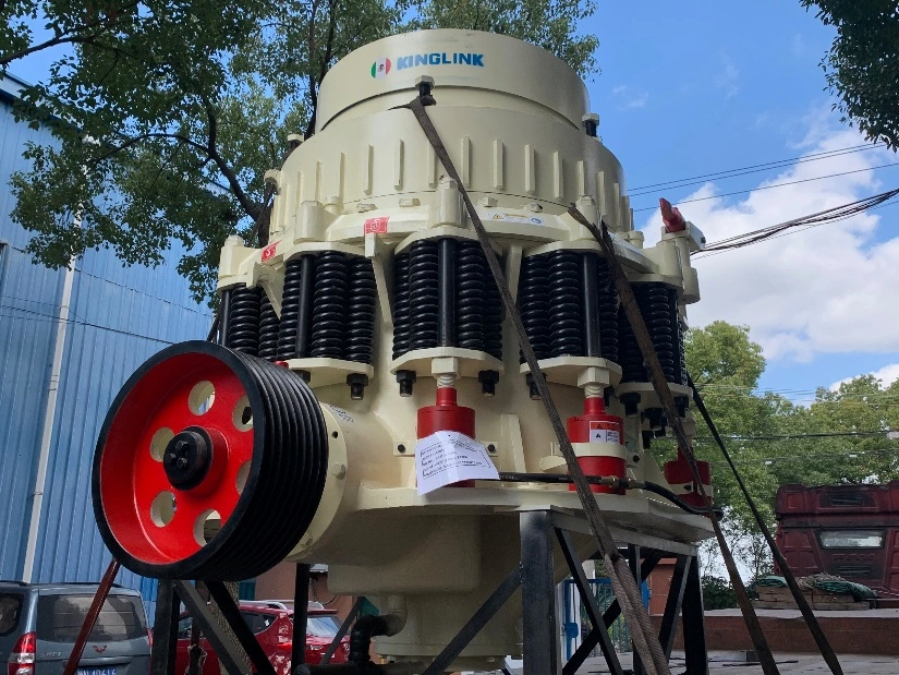 Minério de cobre de ferro/granito/gravilha/basalto/pedra do rio pedra rocha Estante simulados Cone hidráulico Crusher 4.25 pés para pedreiras, mineração e agregados de edifícios